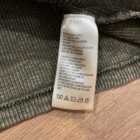 Pilcro Anthropologie Cropped Cardigan Moss Women’s Small - Picture 6 of 7